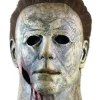 Coupon 😀 Halloween 2018 Michael Myers Mask Prop Replica [Final Battle, Bloody Version] 🧨 -US Horror Sales 2022 2018michaelmyersmaskbloody
