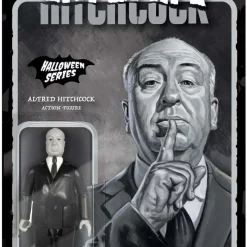 Promo 🔔 ReAction 🧛 Halloween Series Alfred Hitchcock Action Figure [Grayscale Variant] 🌟
