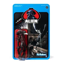 New 🤩 ReAction Aliens Bloody Alien Open Mouth Action Figure [Blue Card] 😀