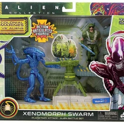 Buy ✨ Alien Collection Colonial Marines 'VS' Aliens Xenomorph Warrior Exclusive Alien Battle Action Figure Set [Planetary Attack] ✨