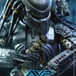Brand new 🎁 Alien vs Predator Movie Masterpiece Scar Predator Collectible Figure 🌟 -US Horror Sales 2022 avpscarpredator inset3
