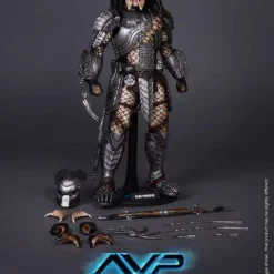 Brand new 🎁 Alien vs Predator Movie Masterpiece Scar Predator Collectible Figure 🌟 -US Horror Sales 2022 avpscarpredator inset4