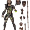 Budget 🔔 NECA Predator 2 Battle Damaged City Hunter Predator Action Figure [Ultimate Version] 😉 -US Horror Sales 2022 battledamagedhunter