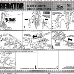 Cheap 🧨 Neca Predator Kenner Blade Fighter Action Figure Vehicle ✨ -US Horror Sales 2022 bladefighter inset3