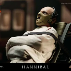 Promo ⭐ Silence of the Lambs Hannibal Lecter Collectible Figure [Straitjacket Version] 😀 -US Horror Sales 2022 blitzlecterstraitjacket inset2