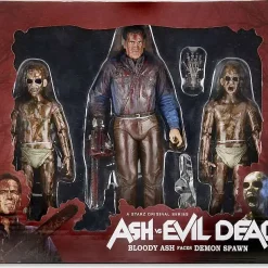 Cheapest 😉 NECA Ash vs Evil Dead Series 1 Bloody Ash vs. Demon Spawn Action Figure 3-Pack 😉 -US Horror Sales 2022 bloodyashvsdemonspawn inset3