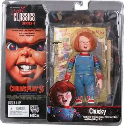 Promo π NECA Child's Play 3 Cult Classics Series 4 Chucky Action Figure π 3 Promo π NECA Child's Play 3 Cult Classics Series 4 Chucky Action Figure π