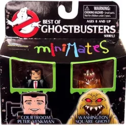 Best Pirce 🥰 Ghostbusters Best of Minimates Series 2 Courtroom Peter Venkman & Washington Square Ghost Exclusive Minifigure 2-Pack 😀