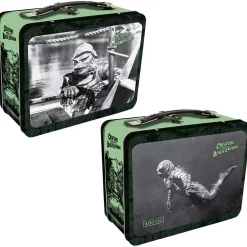 Discount 🥰 Universal Monsters Creature from the Black Lagoon Tin Tote Lunch Box 💯