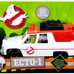 Coupon 🎁 Ghostbusters 2016 Movie Ecto Mini Ecto-1 Action Figure Vehicle [Includes Slimer Ecto Mini, Damaged Package] ⌛