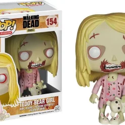 Best Pirce 🔥 Funko The Walking Dead POP! Television Teddy Bear Girl Vinyl Figure #154 🥰