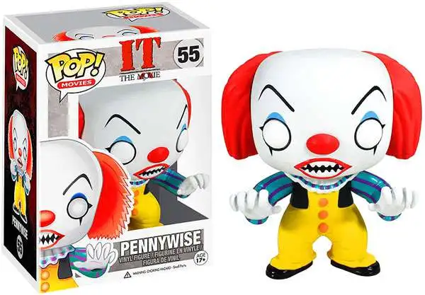 Deals π Funko IT Movie (1990) POP! Movies Pennywise Vinyl Figure #55 π₯ 3 Deals π Funko IT Movie (1990) POP! Movies Pennywise Vinyl Figure #55 π₯
