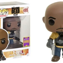 Flash Sale 😀 Funko The Walking Dead POP! Television T-Dog Exclusive Vinyl Figure #495 [Damaged Package] 🎁