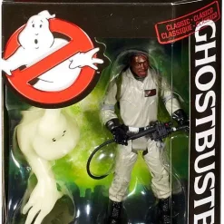 Best Pirce 🧨 Ghostbusters Classic Winston Zeddemore Action Figure [Build the No-Ghost Logo, Damaged Package] 🎉