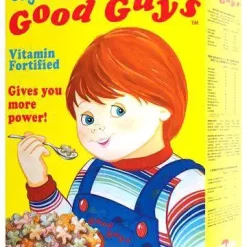 Promo ⌛ Child's Play 2 Good Guys Cereal Box Prop Replica 🛒