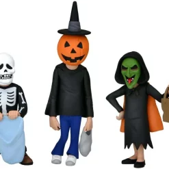 Brand new 🤩 NECA 🧛 Halloween 3: Season of the Witch Toony Terrors Trick or Treaters Action Figure 3-Pack [Witch, Skeleton & Jack-O-Lantern] 🎉