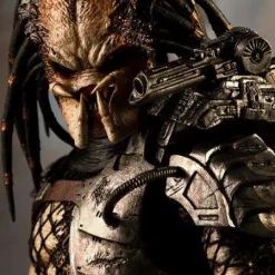 Best Pirce 🌟 Predators Movie Masterpiece Classic Predator Collectible Figure 🔔 -US Horror Sales 2022 hottoysclassicpredator inset2