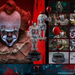 Hot Sale 🎁 IT: Chapter Two Movie Masterpiece Pennywise Collectible Figure MMS555 ❤️ -US Horror Sales 2022 itchaptertwopennywisehottoys inset4