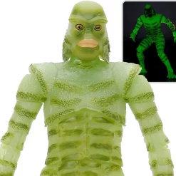 Discount 🌟 Universal Monsters The Creature From the Black Lagoon Action Figure [Glow-in-the-Dark] ✨ -US Horror Sales 2022 jadacreatureglow inset2