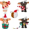 Cheapest ⭐ Kidrobot Gremlins Plush Holiday Ornaments Gizmo, Gizmo Gift, Stripe, Stripe with Lights & Furball 3-Inch Set of 5 [24 Packs] (Pre-Order ships March) 🤩 -US Horror Sales 2022 kidrobotornamentset5