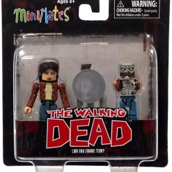 Best Sale ⌛ The Walking Dead Minimates Exclusives Lori & Zombie Terry Exclusive Minifigure 2-Pack 💯