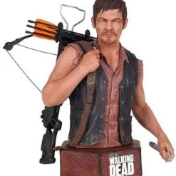 Budget 🤩 The Walking Dead AMC TV Statues & Busts Daryl Dixon Mini Bust 😍