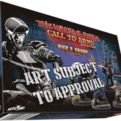Outlet 🔥 The Walking Dead Walking Dead Call to Arms Miniature Game Rick's Group Booster ⌛