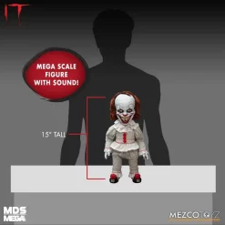 Best Pirce 🎁 IT Movie (2017) Sinister Pennywise Mega Scale TALKING Action Figure (Pre-Order ships July) 🎁 -US Horror Sales 2022 megascalepennywise2022 inset4