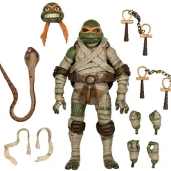Buy 🎁 NECA Universal Monsters x Teenage Mutant Ninja Turtles Michelangelo as The Mummy Action Figure [Ultimate Version] 🧨