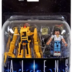 Deals 👏 Aliens Minimates Power Loader 2-Inch Minifigure Deluxe Set [with Ripley and Battle-Damaged Alien] 🛒