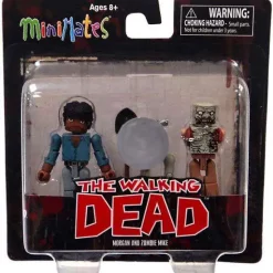 Cheap 🌟 The Walking Dead Minimates Exclusives Morgan & Zombie Mike Exclusive Minifigure 2-Pack ✨