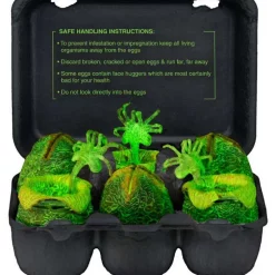Buy 🎉 NECA Aliens Glow-in-the-Dark Xenomorph Eggs in Carton Set Action Figure 🔔