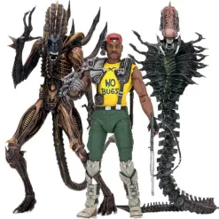 Cheap 🥰 NECA Aliens Series 13 Space Marine Sgt. Apone, Snake Alien, Scorpion Alien Set of 3 Action Figures ✔️ -US Horror Sales 2022 necaaliens13set inset2
