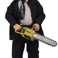 Wholesale 🛒 NECA The Texas Chainsaw Massacre Leatherface Clothed Action Figure [Pretty Lady Mask & Dinner Jacket] 🎁 -US Horror Sales 2022 necaclothleather inset1