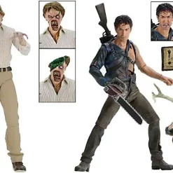 Cheapest 😉 NECA Evil Dead 2 30th Anniversary Hero Ash & Evil Ed Action Figure 2-Pack 🎉