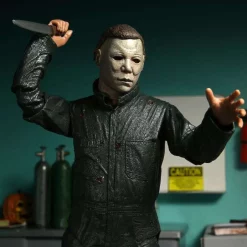 Outlet ✔️ NECA 🎃 Halloween 2 Michael Myers & Dr Loomis Action Figure 2-Pack [1981] 💯 -US Horror Sales 2022 necahalloween2packb inset2