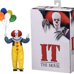Flash Sale ⭐ NECA IT Movie (1990) Pennywise Action Figure [Tim Curry] 👍 -US Horror Sales 2022 necaitpennywise inset4