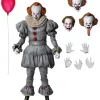 Outlet 👏 NECA IT Chapter 2 Pennywise Action Figure [Ultimate Version, 2019 Movie] 🌟 -US Horror Sales 2022 necapennywiseulti