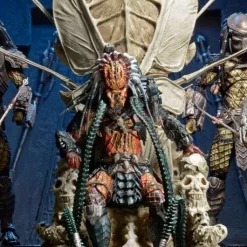 Budget 🤩 NECA Predator Throne 7-Inch Diorama Element ✔️ -US Horror Sales 2022 necapredatorthrone inset3