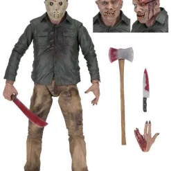 Best Sale 😍 NECA Friday the 13th Quarter Scale Jason Voorhees Action Figure [The Final Chapter] 🎁