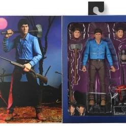 Top 10 👏 NECA Evil Dead 40th Anniversary Ash Exclusive Action Figure [Ultimate Version] 💯 -US Horror Sales 2022 necaultash inset2