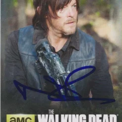New 👏 The Walking Dead Topps Daryl Signed by Norman Reedus C02 Autograph Card C02 [Includes JSA Authentication Card] ✨