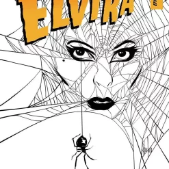 Hot Sale 🔔 Dynamite Entertainment Elvira Shape of Elvira #1 Comic Book [Strahm Black & White Variant] 🎁