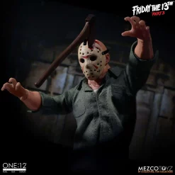 Best Sale 💯 Friday The 13th One:12 Collective Jason Voorhees Action Figure [Part 3] ❤️ -US Horror Sales 2022 one12jason inset3