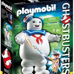 Cheapest 🔥 Playmobil Ghostbusters Stay Puft Marshmallow Man Set #9221 [Damaged Package] 🤩