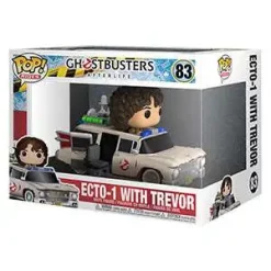 Best Sale 🔔 Funko Ghostbusters Afterlife POP! Rides Ecto-1 with Trevor Vinyl Figure #83 [Deluxe] 🥰 -US Horror Sales 2022 popmovies47679 inset1