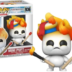 Coupon ✨ Funko Ghostbusters Afterlife POP! Movies Mini Puft on Fire Vinyl Figure #936 🎉