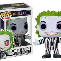 New 🔥 Funko POP! Movies Beetlejuice Vinyl Figure #05 [Regular Version] 🎉