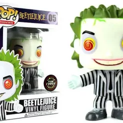 Outlet 🛒 Funko POP! Movies Beetlejuice Vinyl Figure #05 [Glow, Chase Version] 🔥