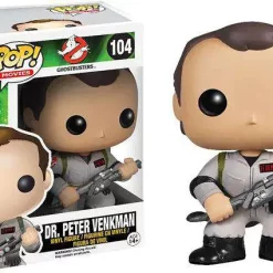 Deals 🧨 Funko Ghostbusters POP! Movies Dr. Peter Venkman Vinyl Figure #104 ❤️